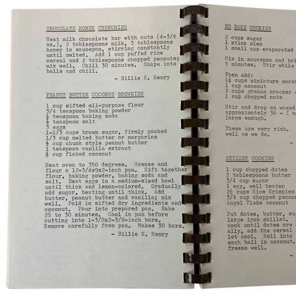 East Texas Rebekah Round-Up Cookbook Spiral Bound 1987 Deep East Texas Cooking - Picture 10 of 13